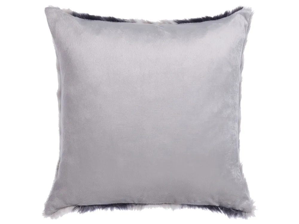 Set di 2 cuscini pelliccia grigio 45 x 45 cm HORDEUM