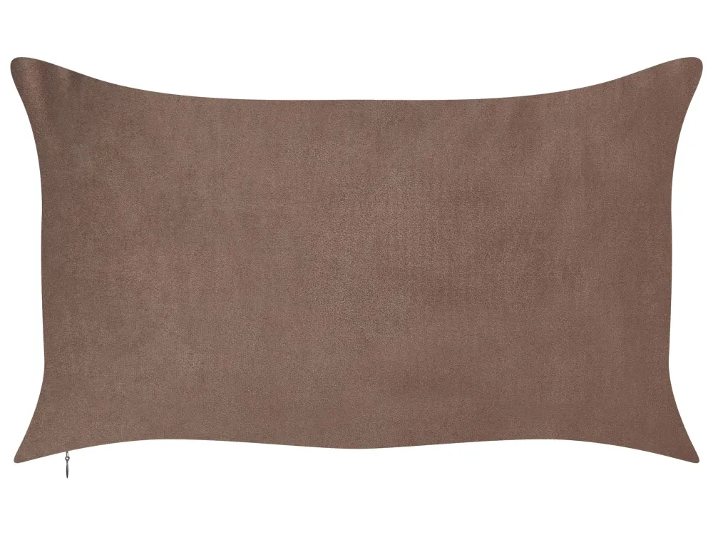Set di 2 cuscini velluto marrone 35 x 60 cm CRODYLINE