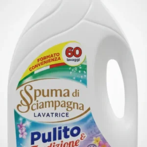 Spuma di Sciampagna Lavatrice Giardino Fiorito 3 Litri 60 Lavaggi | Detersivo Liquido Bianchi e Colorati | Pulizia Profond...