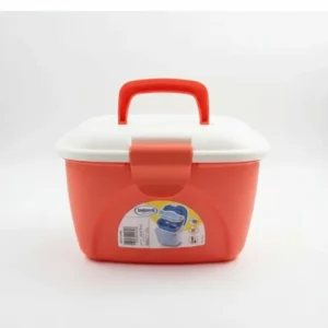 Tontarelli Cofanetto Beauty Rosso - Organizer Plastica 28x24x18cm