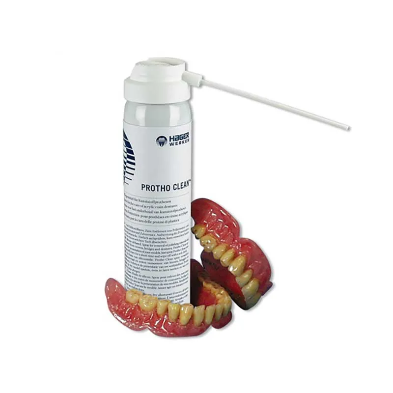 Finitura spray protho-Cancea Finitura brillante Protesi acrilica.