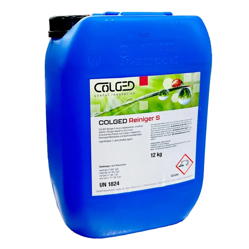 Detergente per la lavastoviglie per detergente per colled con protezione alluminio da 12 kg liquido