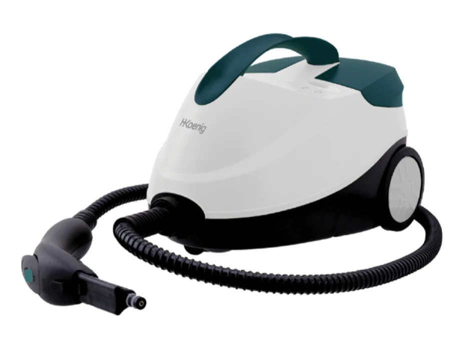 Ⓜ️🔵🔵🔵 H.Koenig NV6400 - Pulitrice vapore, POTENTE 2000W, con valigetta per accessori, PRONTO SOLI 8 MINUTI!