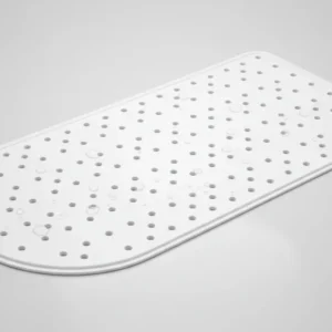 GEMITEX Tappeto Vasca Antiscivolo Plastica 75x36cm - Made Italy, Sicuro e Pratico