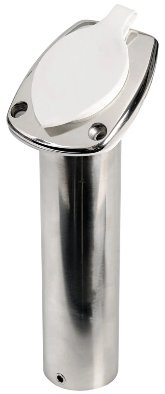 Portacanna inox da incasso con chiusura stagna AISI 316 COD 41.211.60