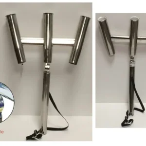 Portacanna 3 posti ACCIAIO INOX
