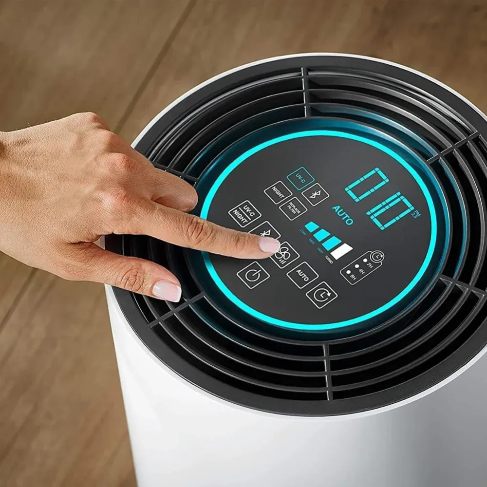 Soehnle Air Fresh Clean 400 Purificatore Aria Sanificatore con Modalità Notte