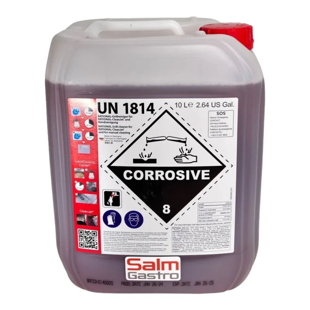 Grill razionale/Wiesheu e detergente speciale con bomboletta di 10 L di pulizia per CM e CPC