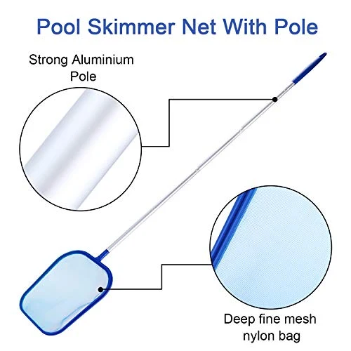 Gafild Retino per Piscina,Skimmer Piscina con Rete Maglia Fine con...