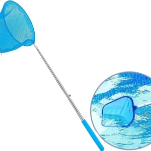 Kit per Piscina Asta per Retino, Leaf Skimmer Retina Raccogli Foglie Pool Mesh Net Net Cleaning Tool per Piscina per Fogli...