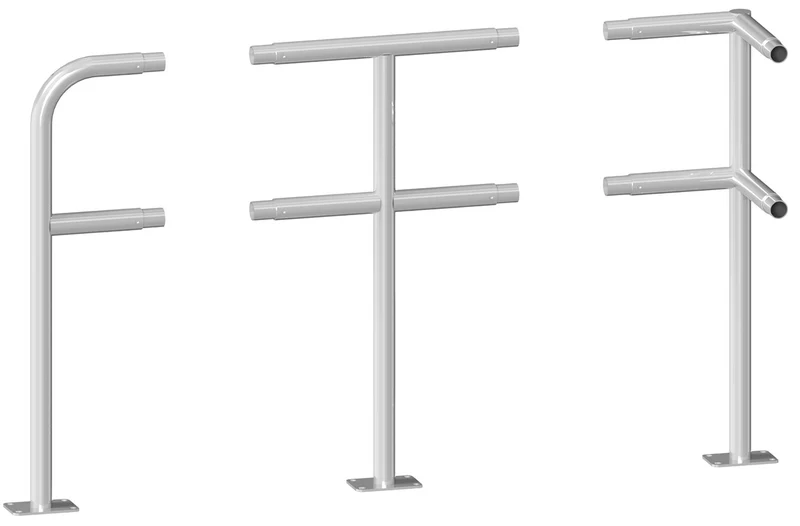 City Fence - Frankfurt (sistema modulare di montanti e corrimano)