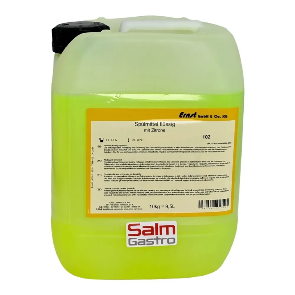 Ernst Detergent Concentrate Lemon Hand Hand Liquid 10kg