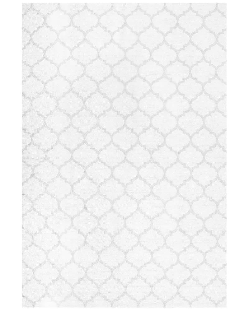 Tappeto da esterno reversibile 160 x 230 cm Grigio AKSU
