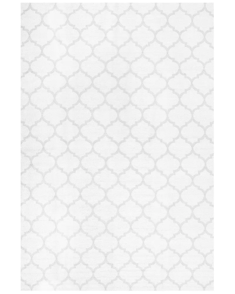 Tappeto da esterno reversibile 160 x 230 cm Grigio AKSU