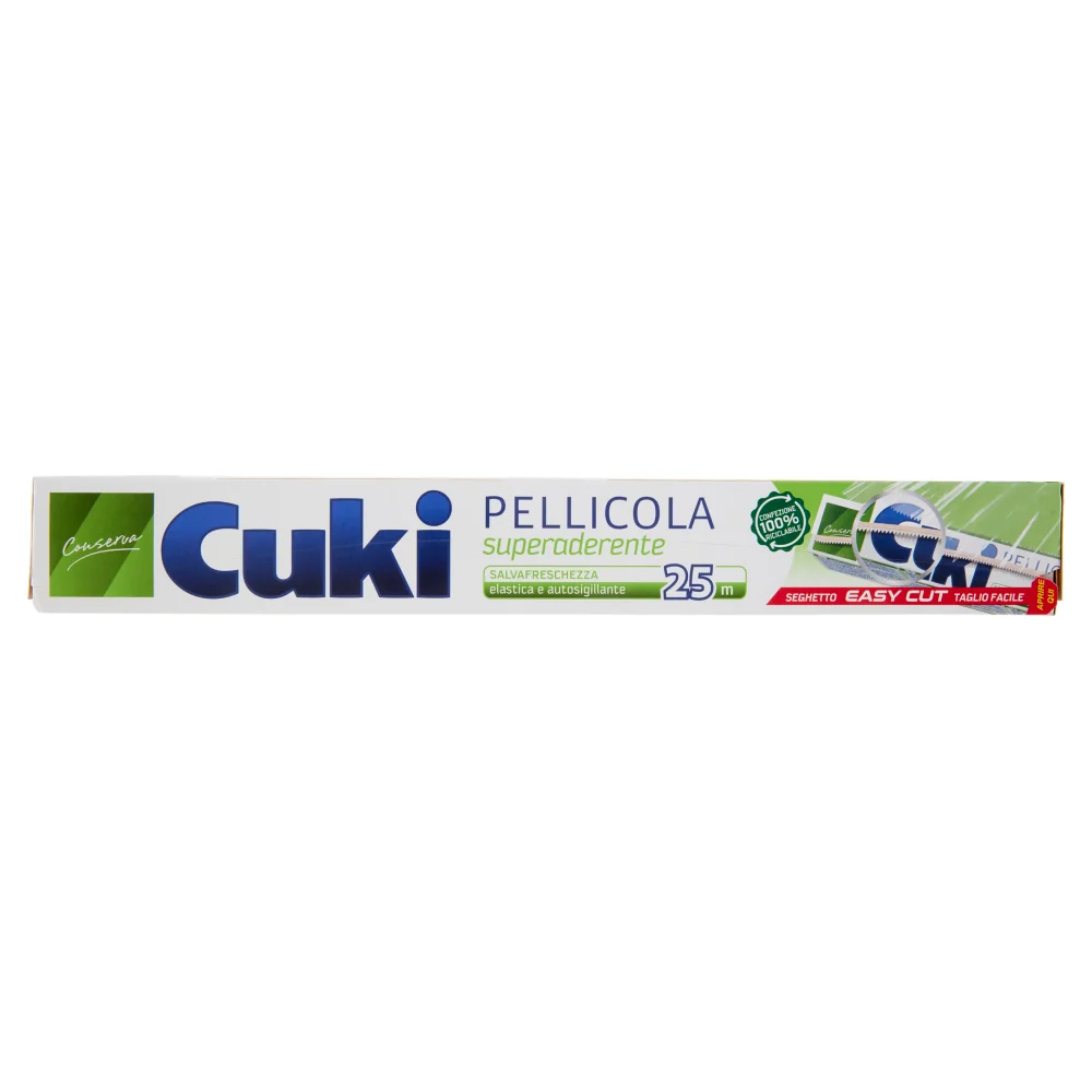 Cuki Cuoce Pellicola per Microonde 20 m | Per Alimenti, Cottura e Riscaldamento, Senza PVC