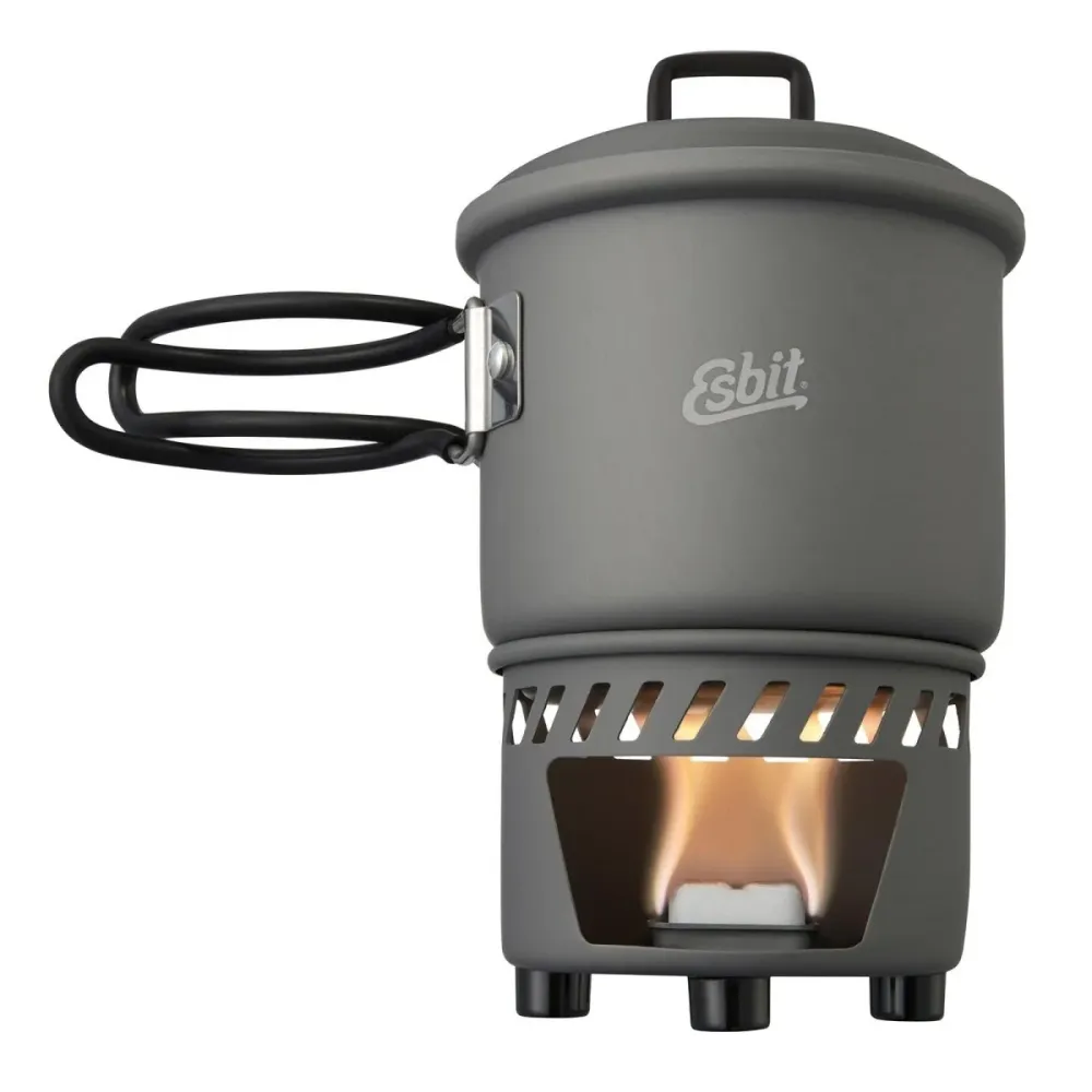ESBITT Brand Cooking Set Solve Studio per accampamento Sopravvivere al cibo Acqua Riscaldamento