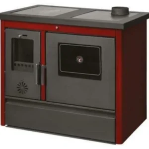 Stufa Cucina riscaldamento Legna struttura acciaio con forno 11,91 kW Prestige