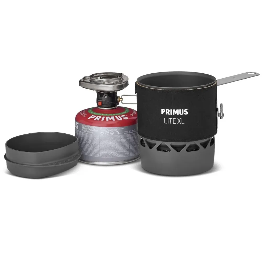Primus Lite XL Cooking Set POT 1L Burner da escursionismo riscaldatore di cibi da campeggio leggero