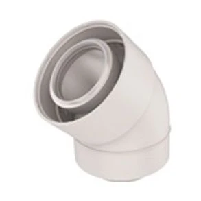 Rinnai 2/4" Condensing 45-degree Elbow (2 Pack) (PPtl) fits SENSEI RX Installazione Semplice