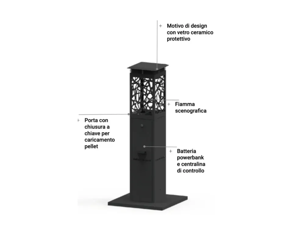 Riscaldatore pellet Virgilio