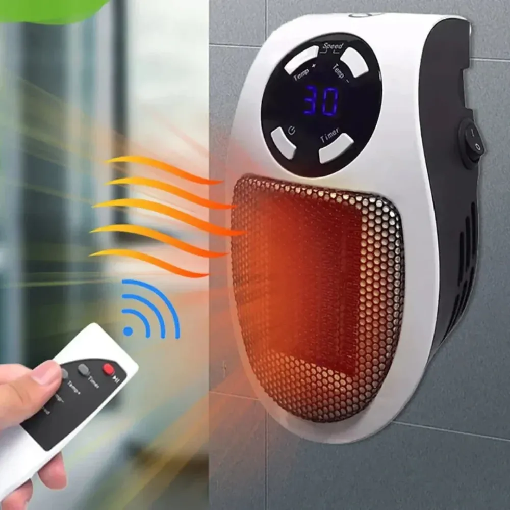Riscaldatore portatile compatto con termostato regolabile