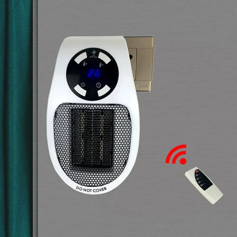 Riscaldatore portatile compatto con termostato regolabile