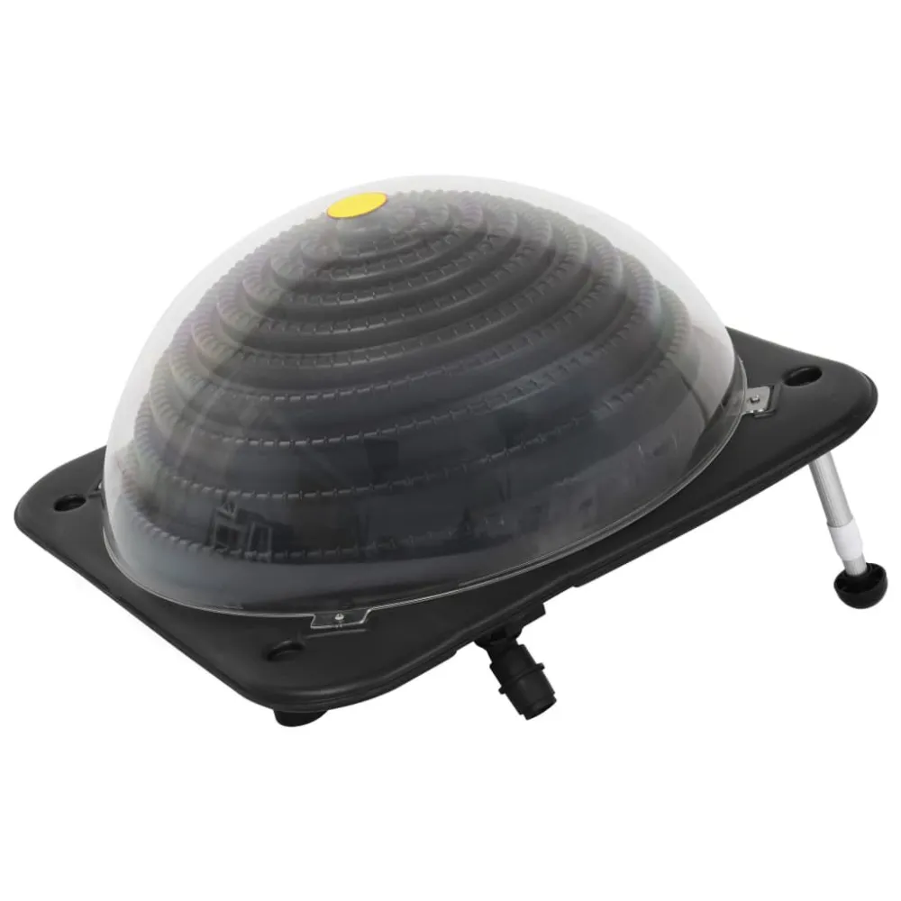 Riscaldatore Solare per Piscina 75x75x36 cm HDPE Alluminio per Piscine fino 30 m³