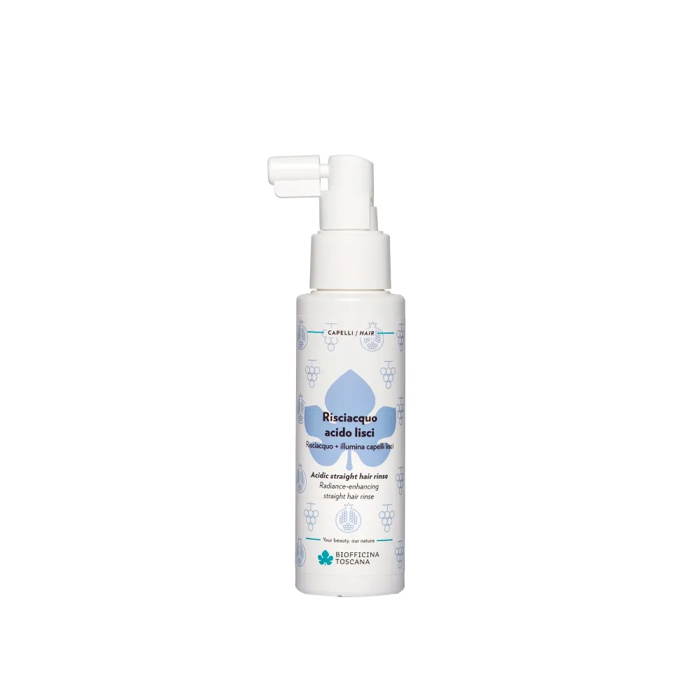 RISCIACQUO ACIDO LISCI Risciacquo+ illumina capelli lisci 100 mL BIOFFICINA TOSCANA