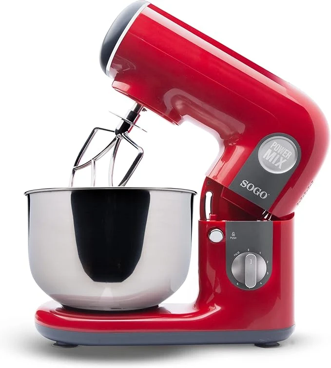 Impastatrice 3 1 5 L 1000W con 6 velocità ciotola inox e funzione Turbo Sogo