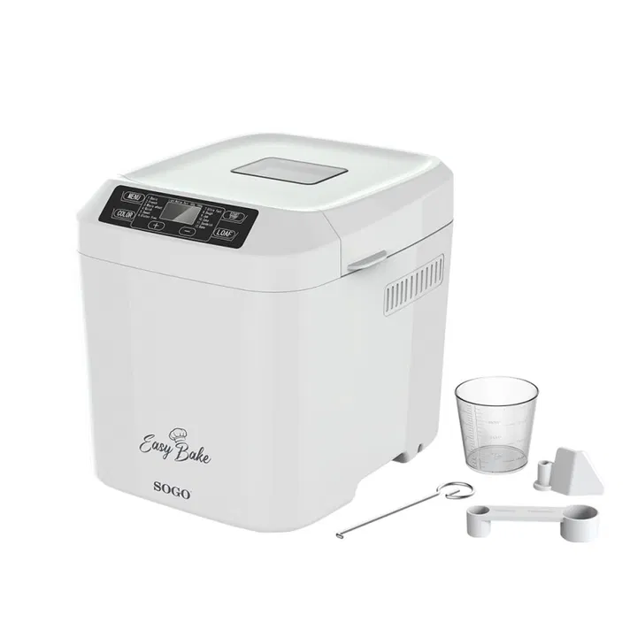 Macchina per il pane multifunzione 1 kg 550W con 12 programmi automatici display digitale e timer 13 ore Sogo