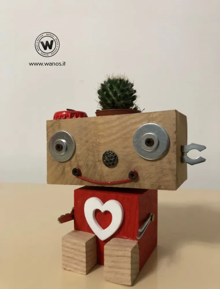 Porta Pianta Grassa Robot