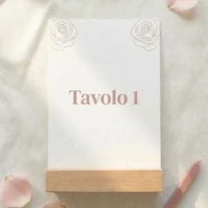 Segnatavolo - Rose