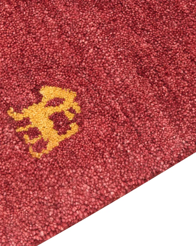 Tappeto Gabbeh lana rosso 160 x 230 cm YARALI