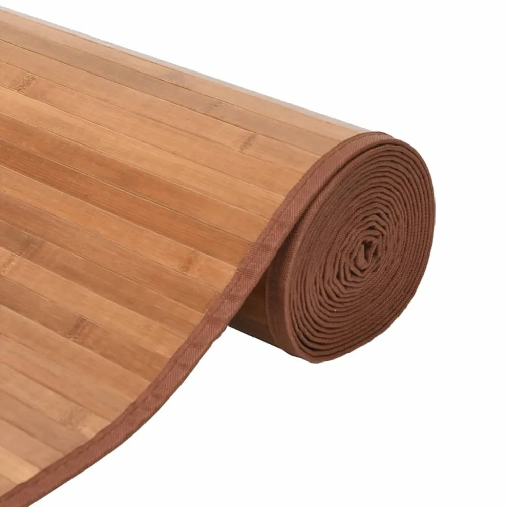 Tappeto Rettangolare Naturale 60x1000 cm Bambù