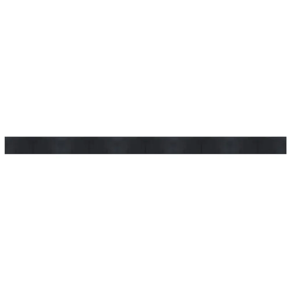 Tappeto Rettangolare Nero 60x1000 cm Bambù con Certificazione CE