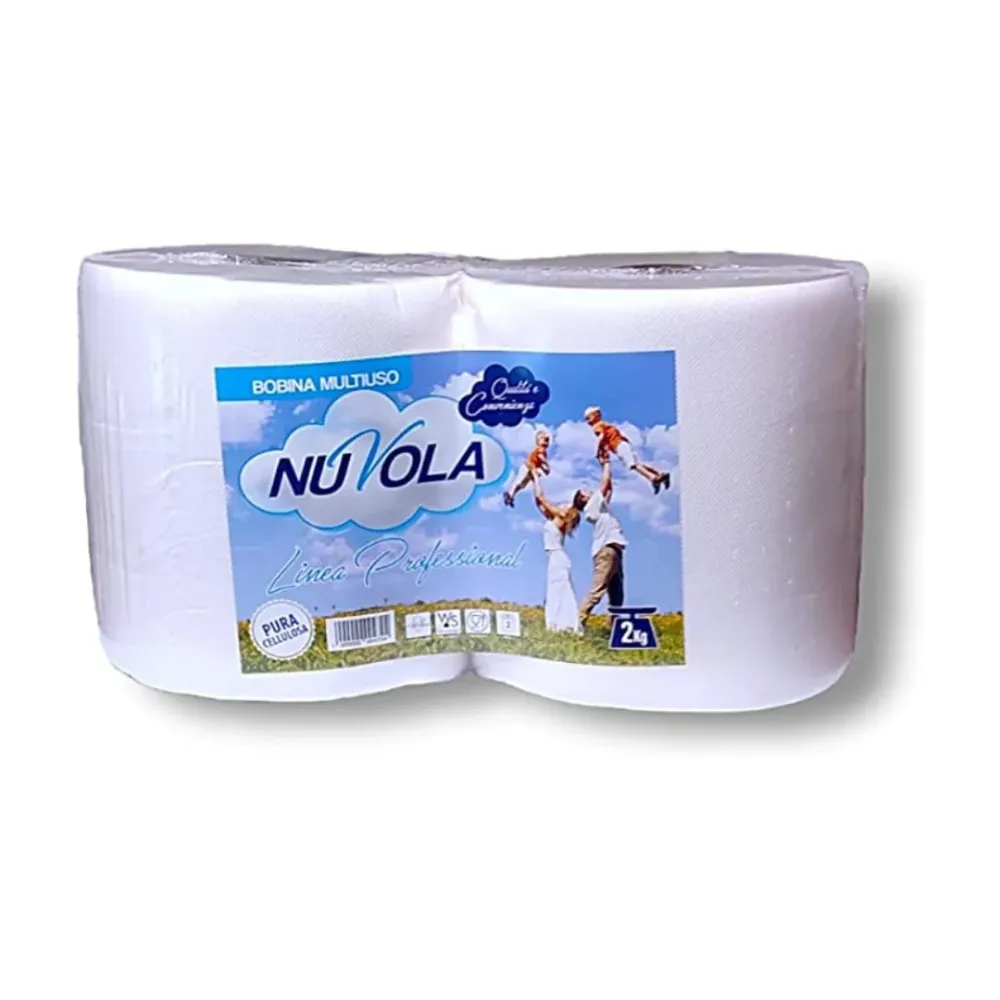 Rotoloni MAXI carta Asciugatutto Nuvola 2 Kg - strappi cellulosa super assorbente