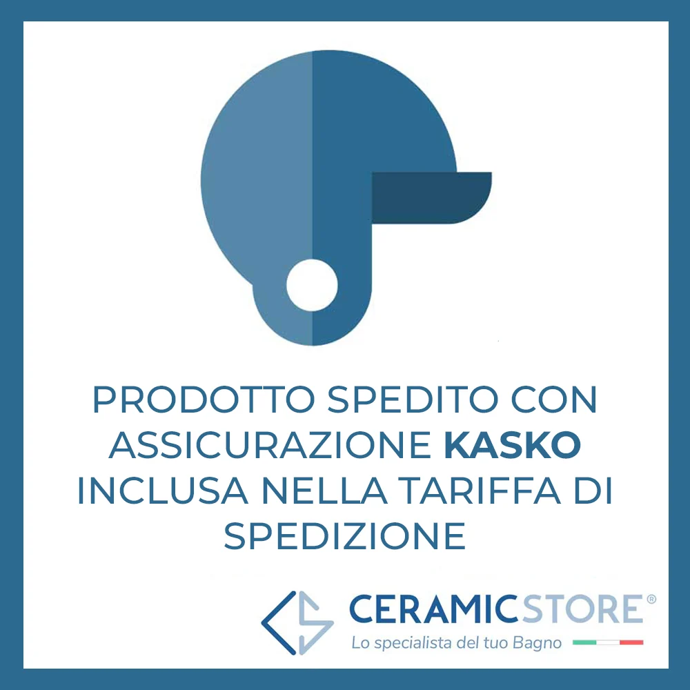 Batteria bidet con scarico automatico Paffoni serie Iris - Cromo/Bianco