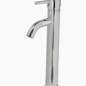 Rubinetto lavabo bagno modello Pisa, canna alta moderno - elegante e funzionale