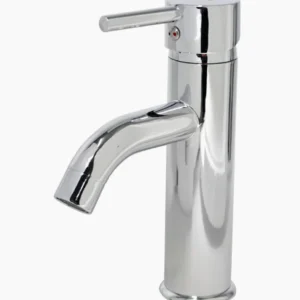 Rubinetto miscelatore per lavabo bagno modello Pisa, canna bassa - elegante e funzionale