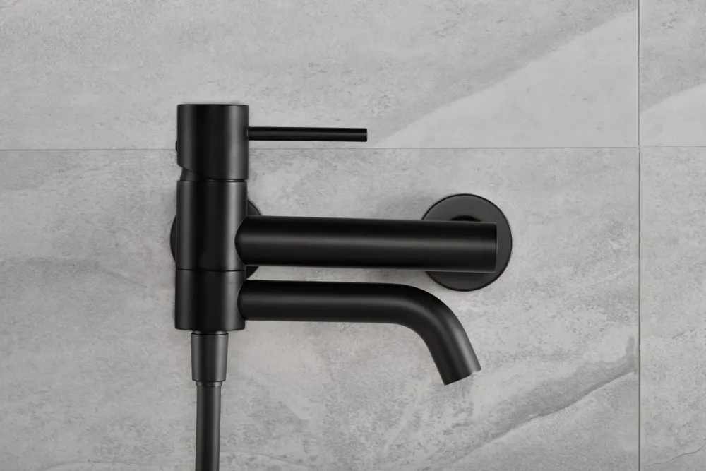 Imex - Monza set bagno-doccia monocomando nero opaco