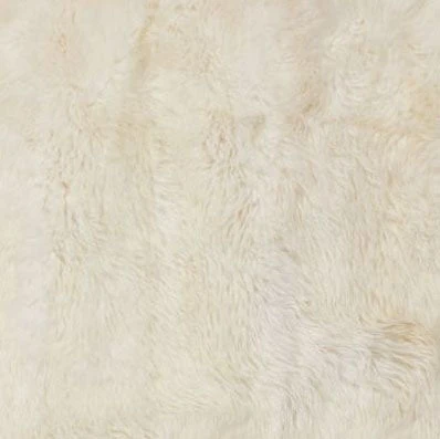 Tappeto vera pelle di agnello 180x120 cm - Bianco