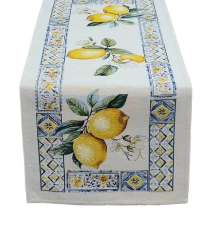 LUNARIA Runner living Limone costiera 45x140