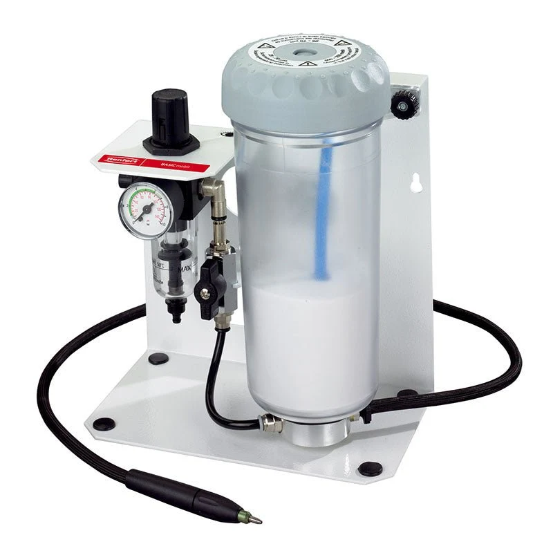 Sandblasting esterno silo mobil di base contiene - controllo al piede 70–250 µm