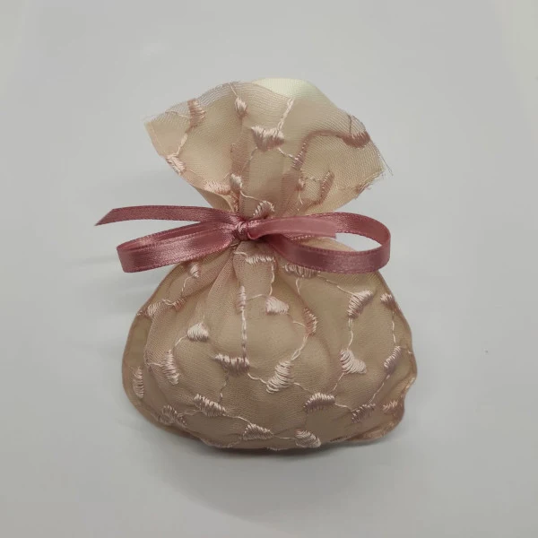 Sacchetto portaconfetti "Juliette" Rosa Antico (8 pezzi)