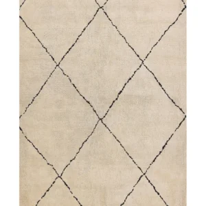 Tappeto beige e nero 200 x 300 cm MUTKI