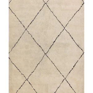 Tappeto beige e nero 200 x 300 cm MUTKI