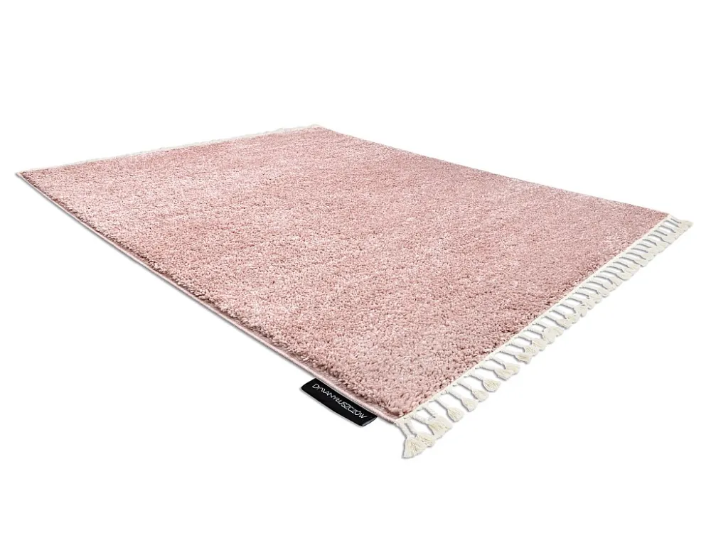 Tappeto BERBER 9000 rosa Frange berbero marocchino shaggy 140x190 cm