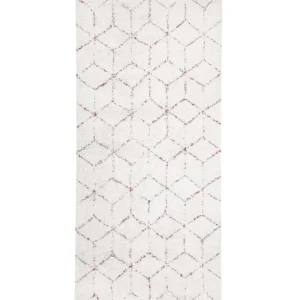 Tappeto bianco 80 x 150 cm Shaggy SAKARYA