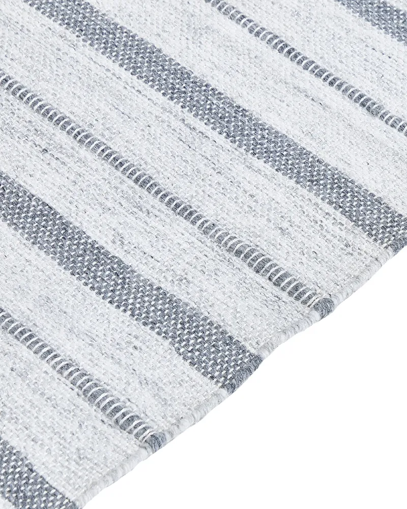 Tappeto bianco sudicio e grigio 160 x 230 cm BADEMLI