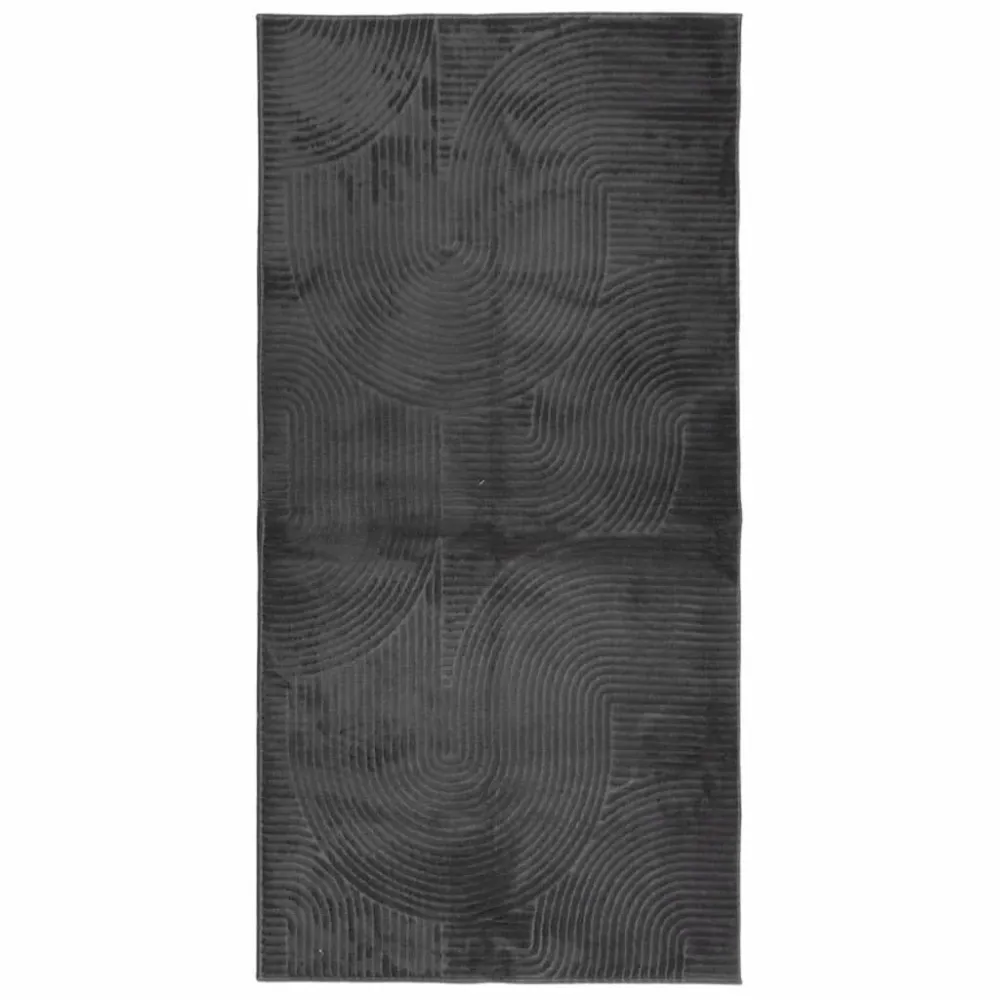 Tappeto IZA Pelo Basso Aspetto Scandinavo antracite 100x200cm